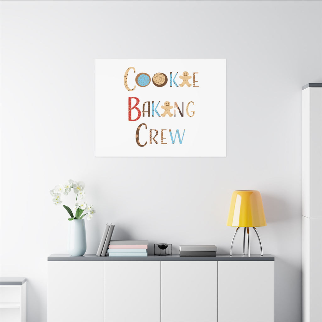 Canvas Wall Art: Cookie Baking Crew