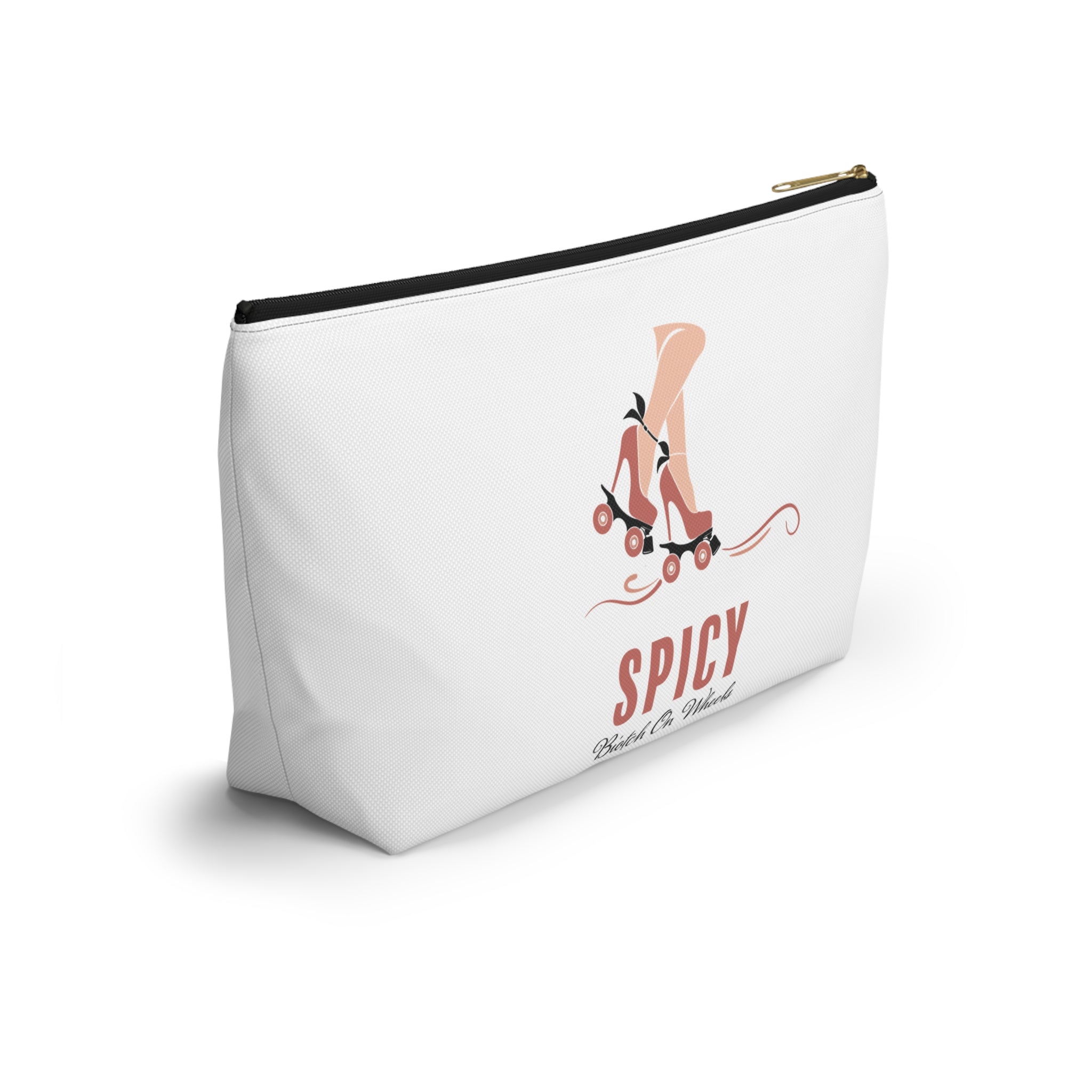 Makeup Bag: Spicy Biotch on Wheels - (color)