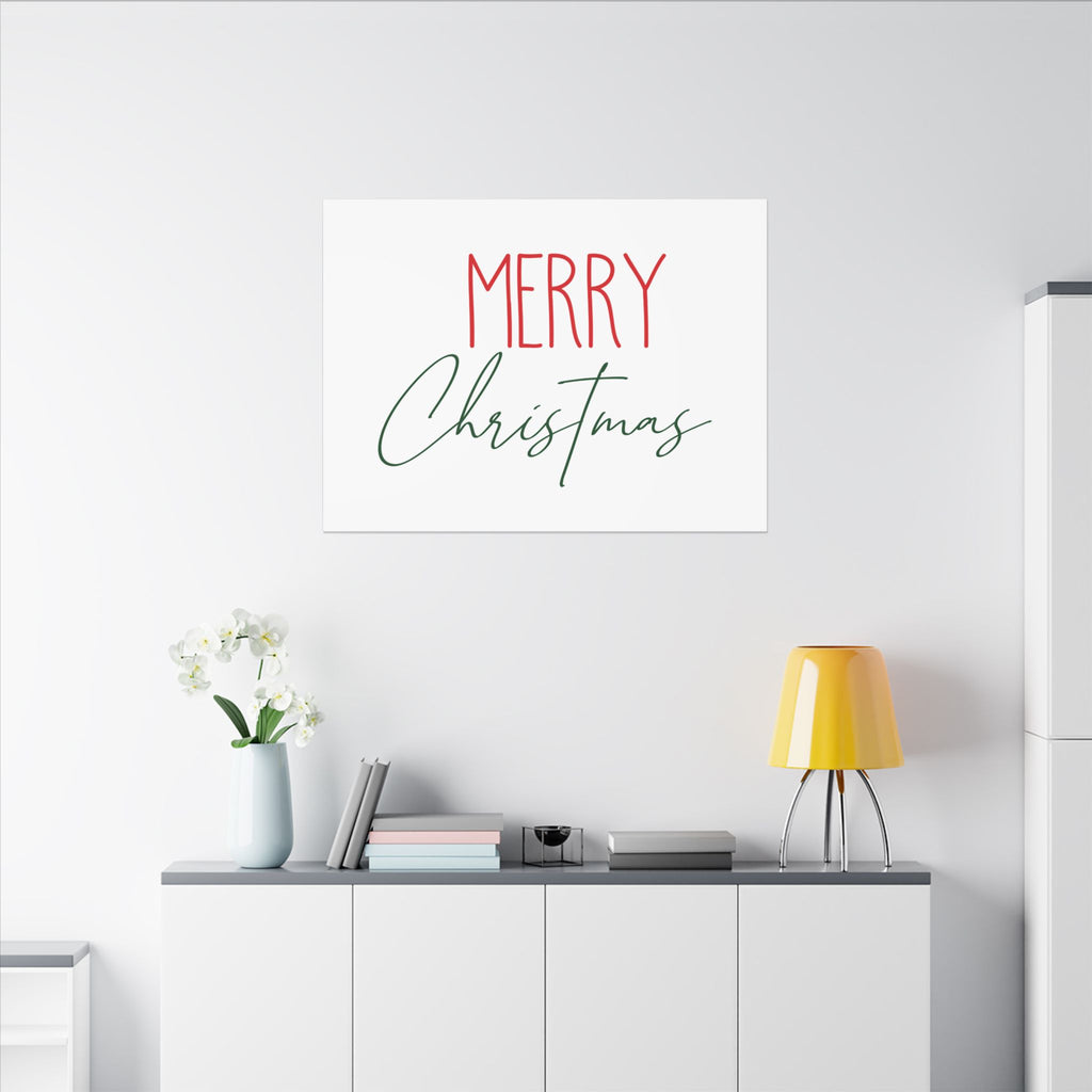 Canvas Wall Art: Holiday - Merry Christmas