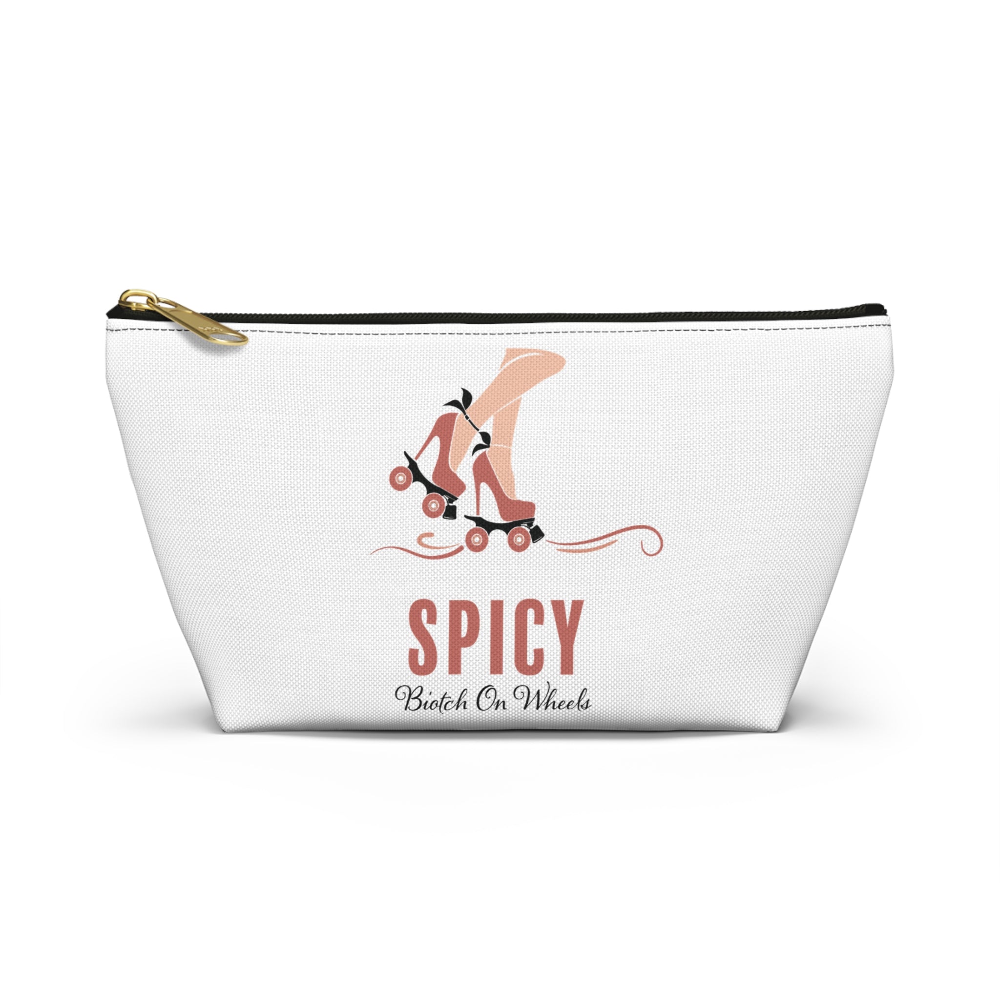 Makeup Bag: Spicy Biotch on Wheels - (color)