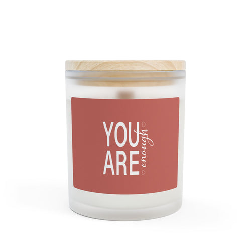 Affirmation Soy Candle:  You Are Enough (11oz)