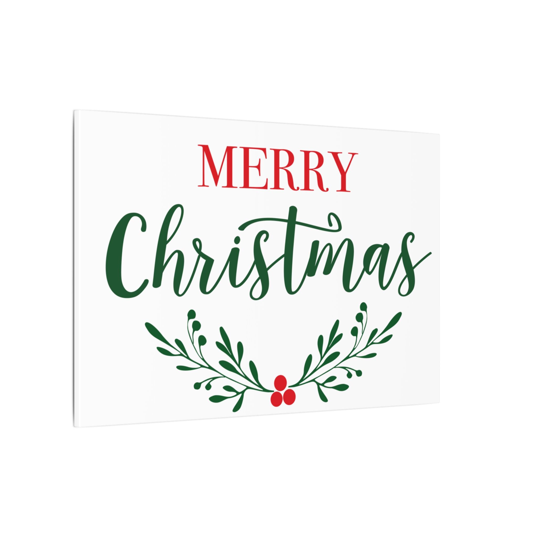 Canvas Wall Art: Holiday - Merry Christmas