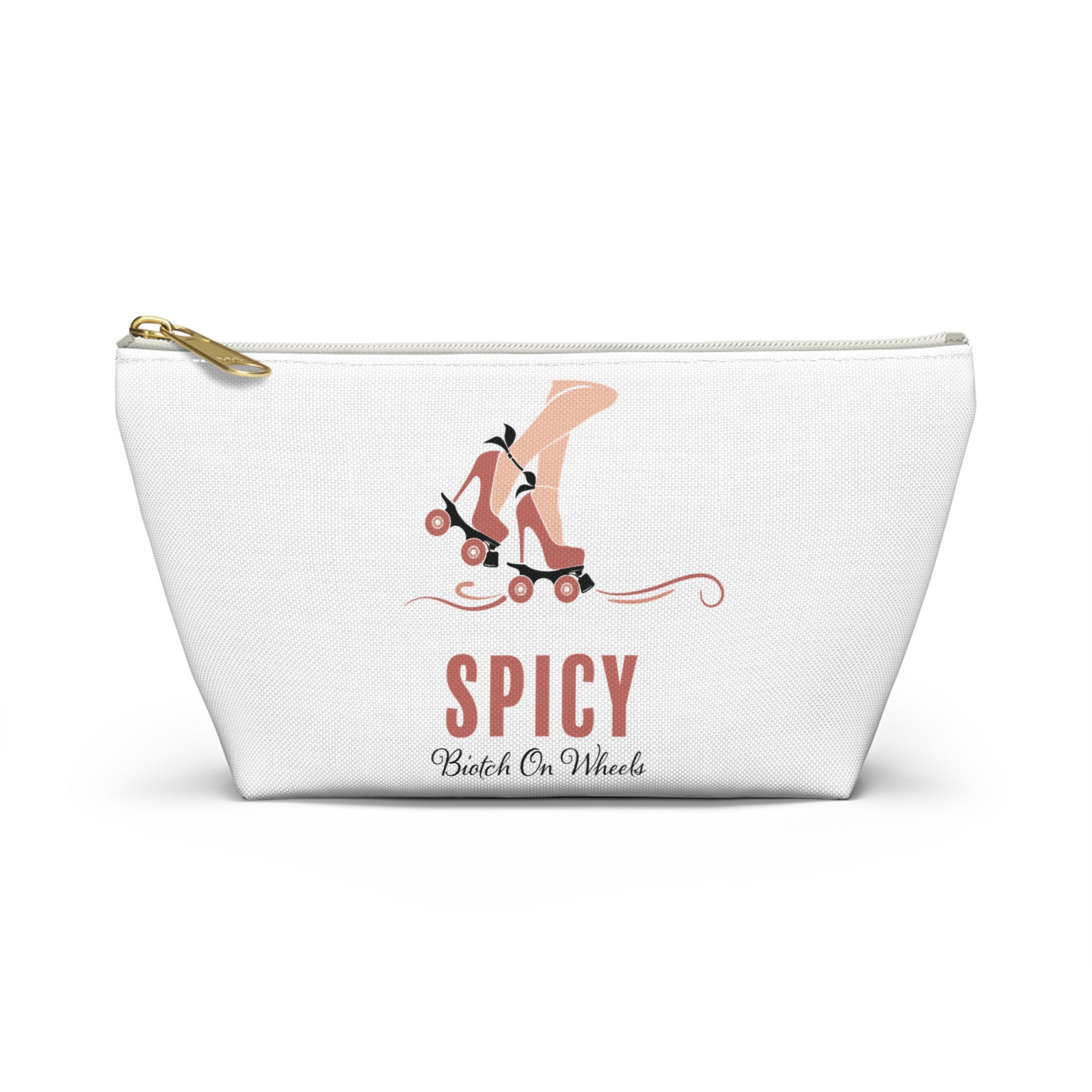 Makeup Bag: Spicy Biotch on Wheels - (color)