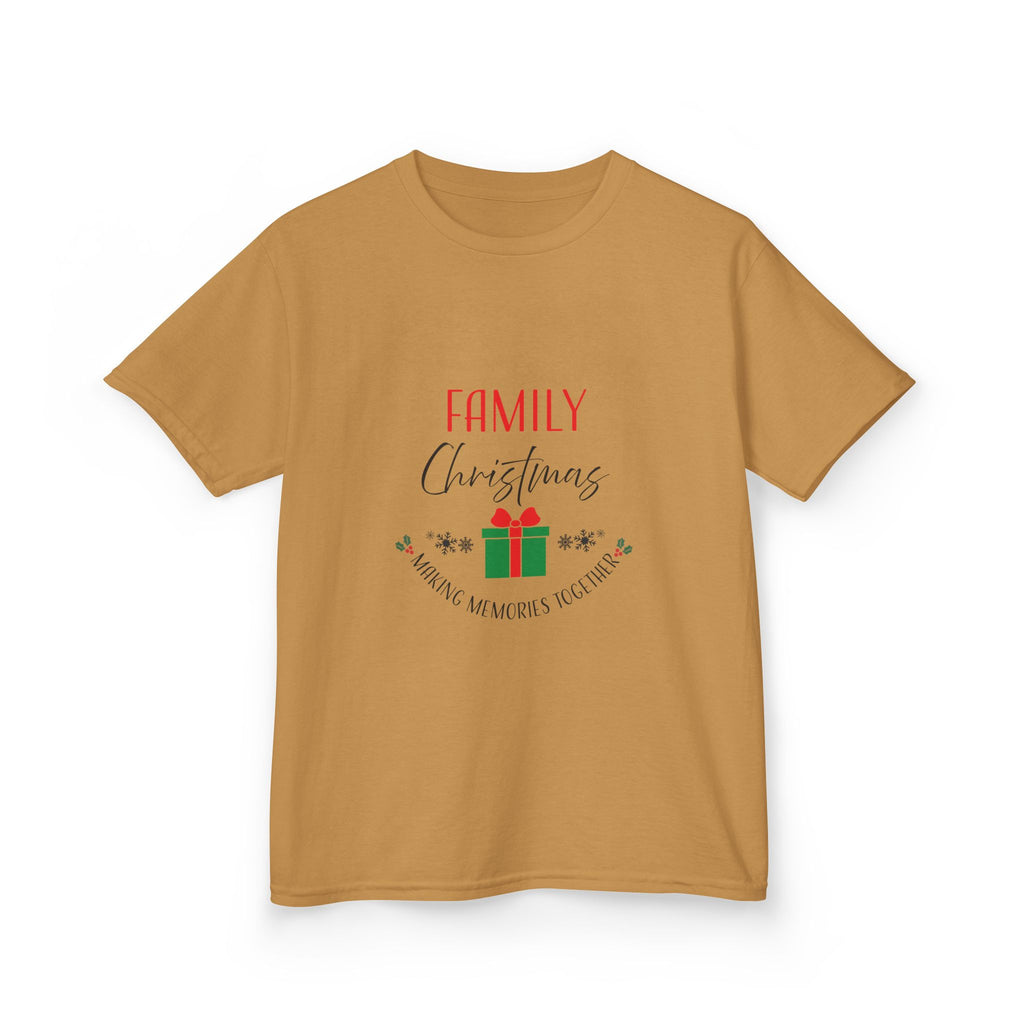 Kids Tee — “Family Christmas” Gift Holiday Shirt
