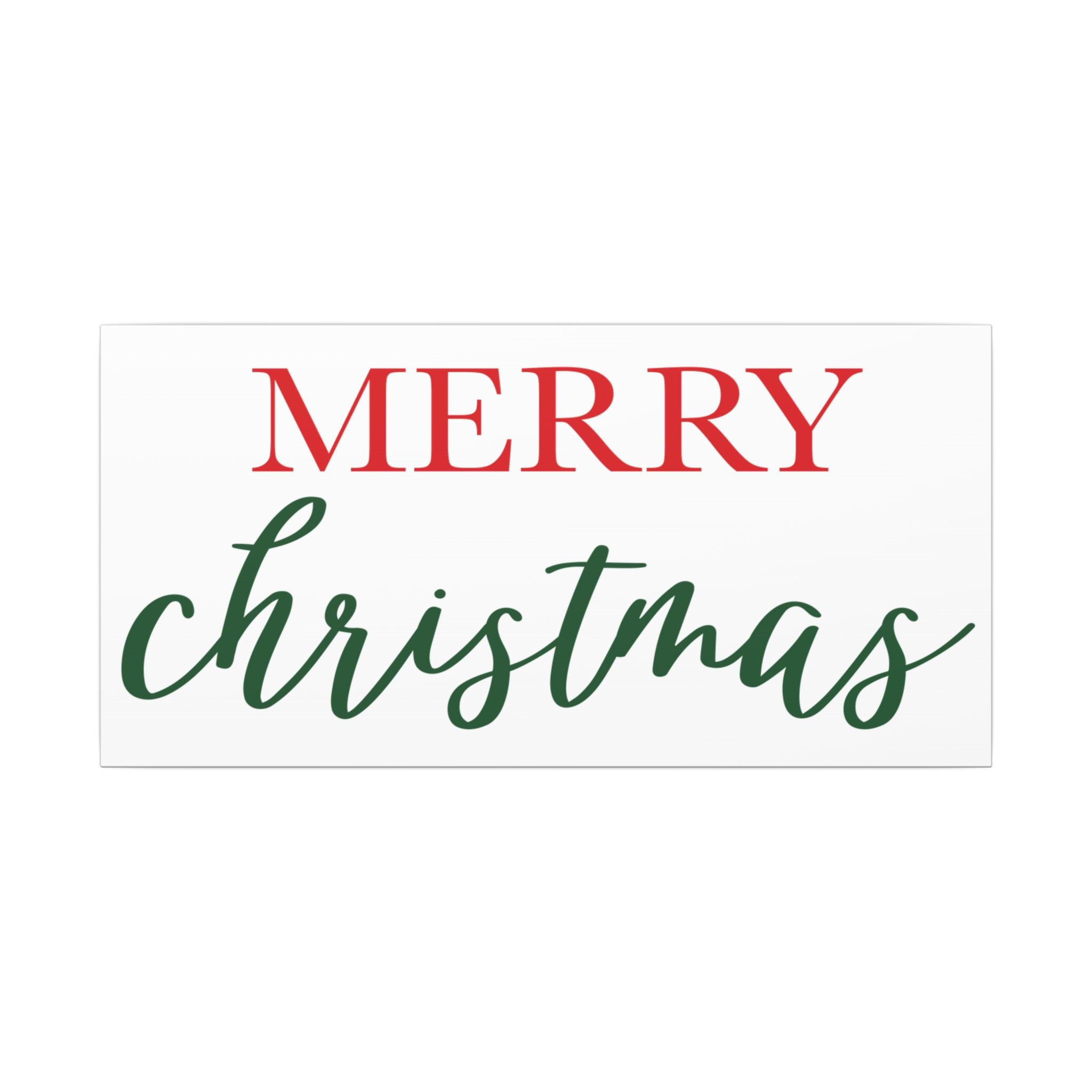 Canvas Wall Art: Holiday - Merry Christmas