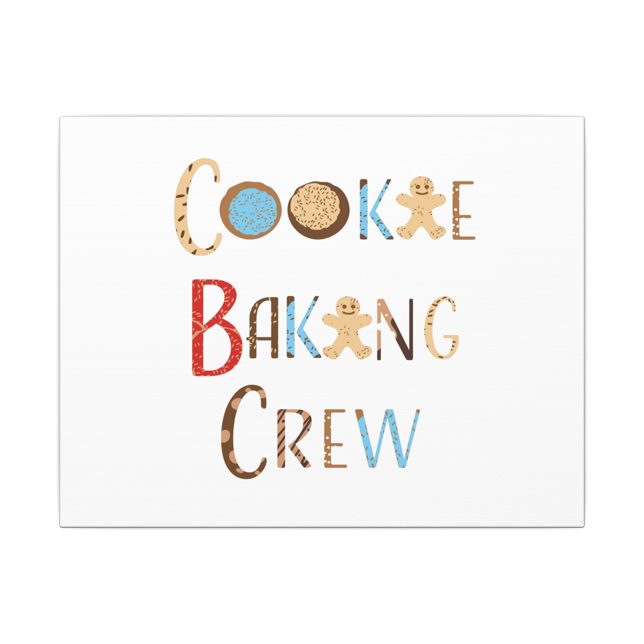 Canvas Wall Art: Cookie Baking Crew