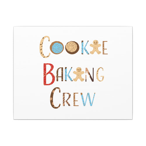 Canvas Wall Art: Cookie Baking Crew