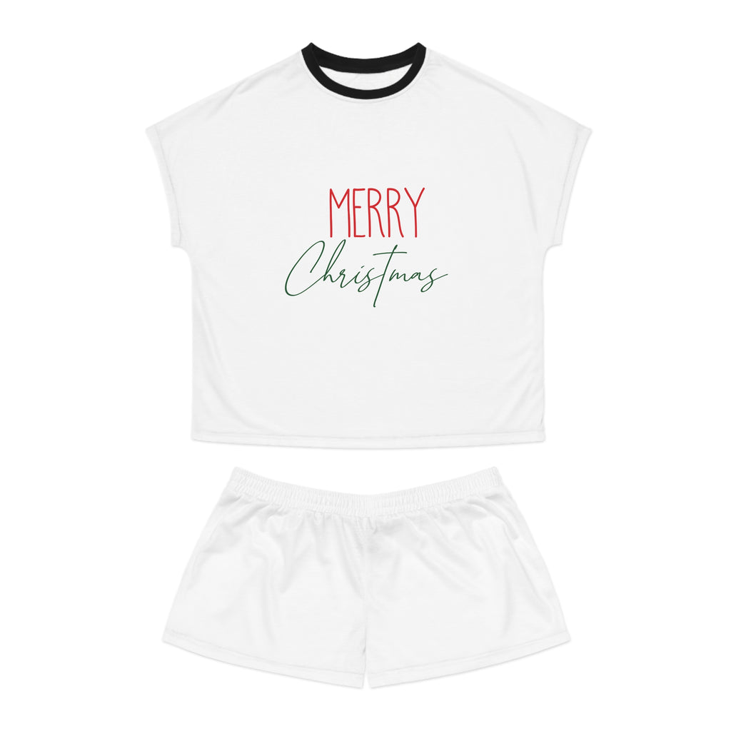 Short Pajama Set: Merry Christmas