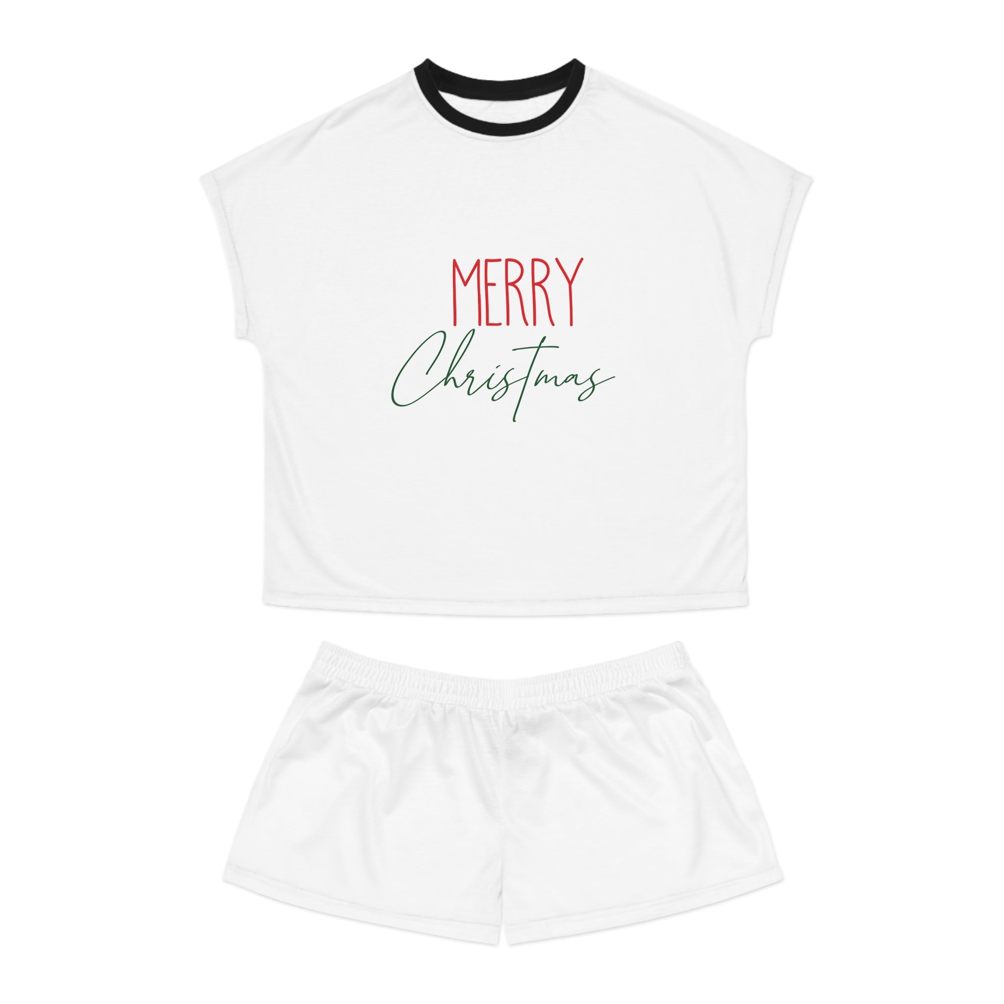 Short Pajama Set: Merry Christmas