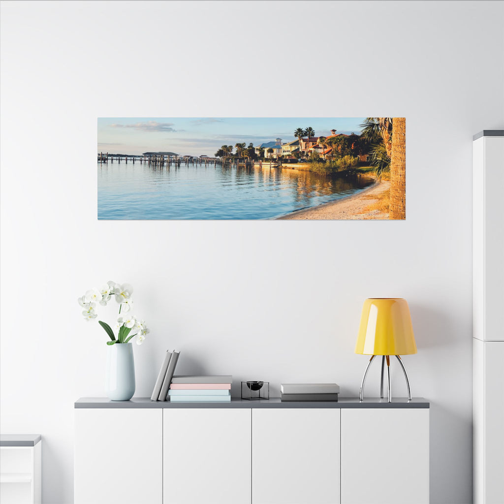 Canvas Print: Halifax River View from Fortunato Park