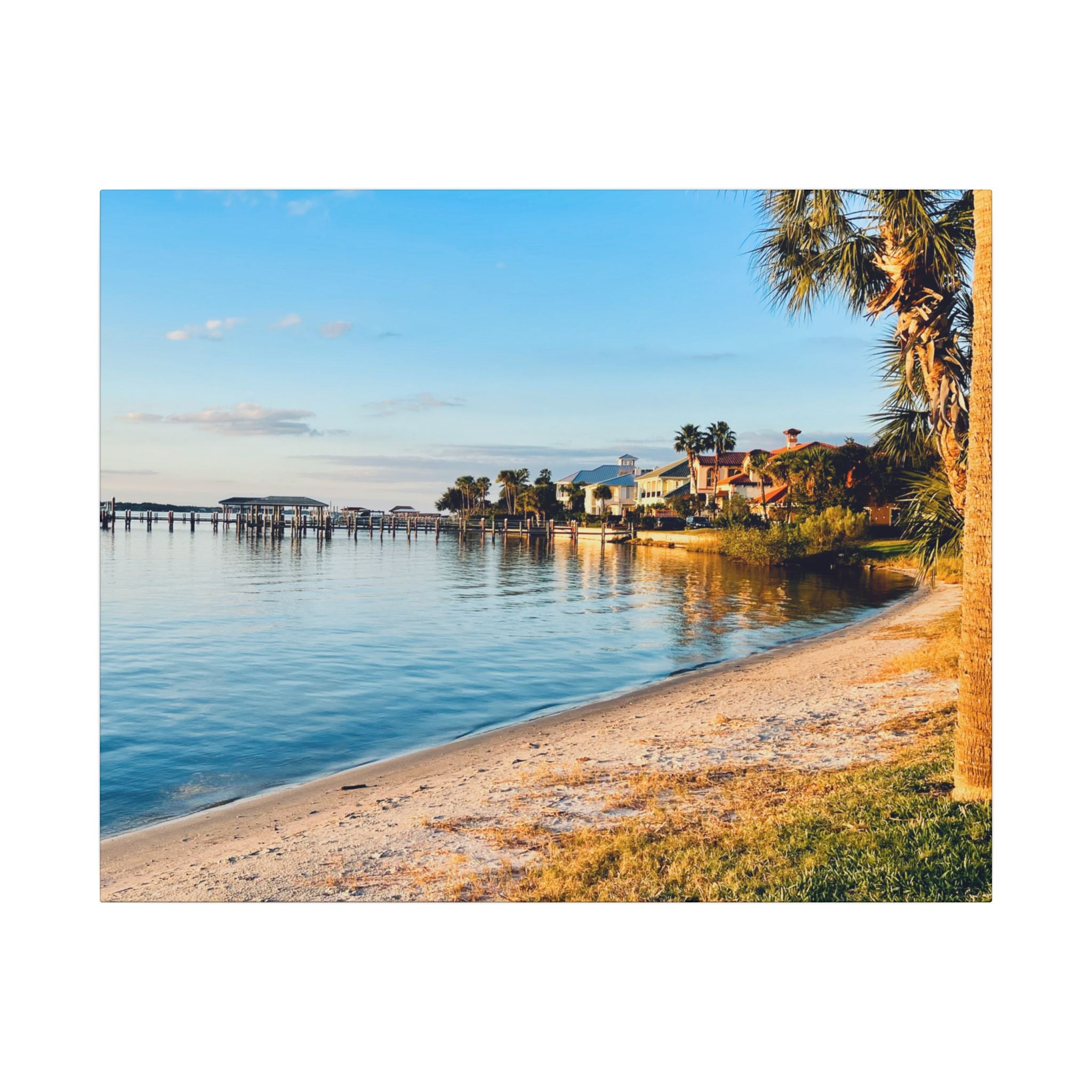 Canvas Print: Halifax River View from Fortunato Park