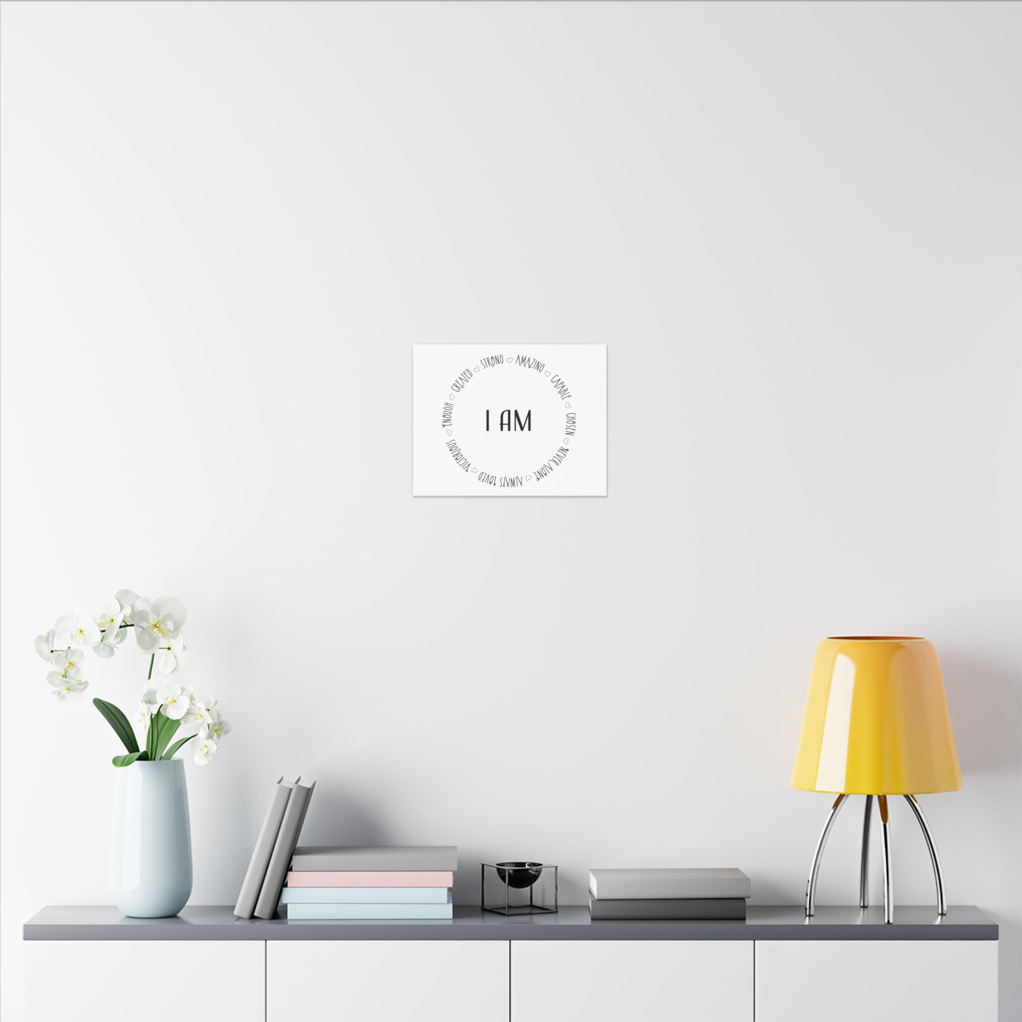 Canvas Wall Art:  Inspirational - I AM Affirmation