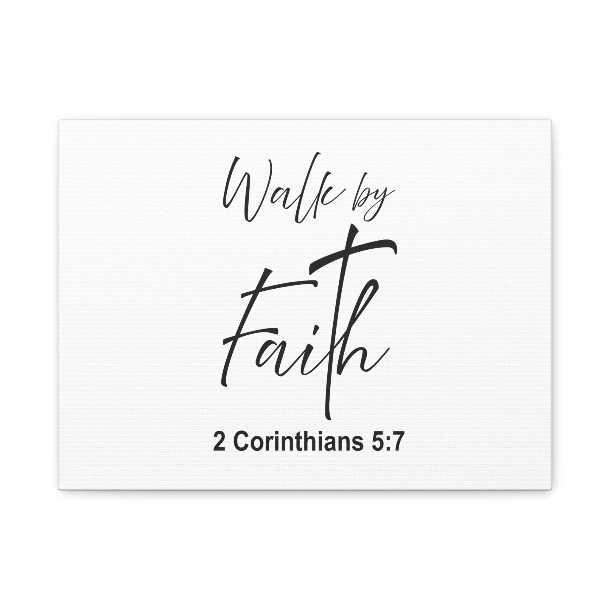 Wall Art - Inspirational: Walk by faith