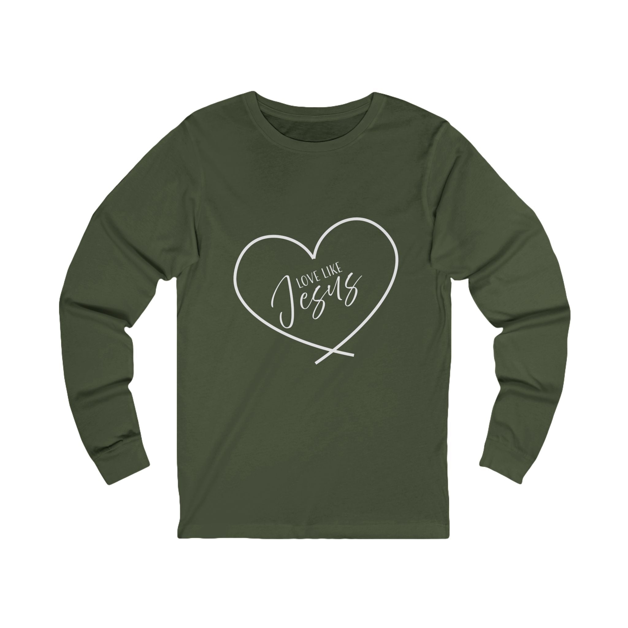 Long Sleeve Teeshirt: Inspirational - Love Like Jesus