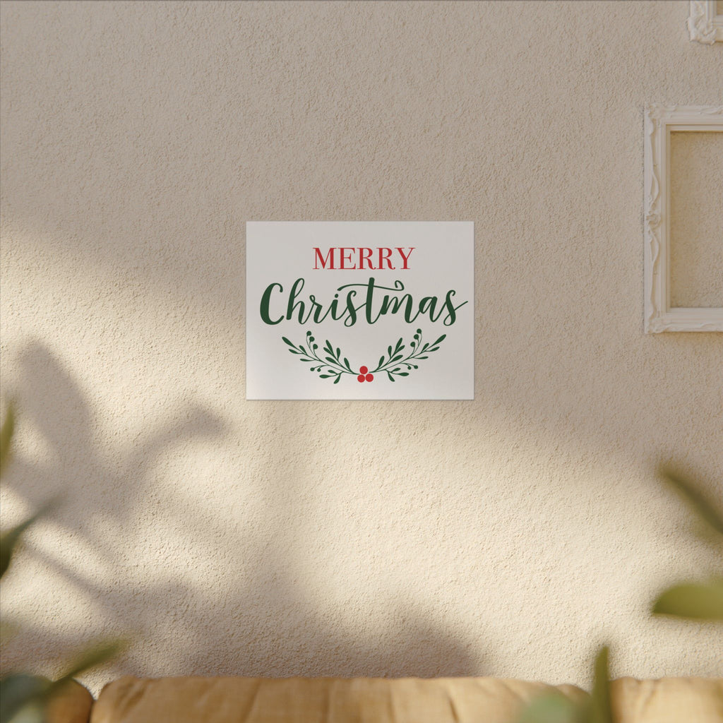 Canvas Wall Art: Holiday - Merry Christmas
