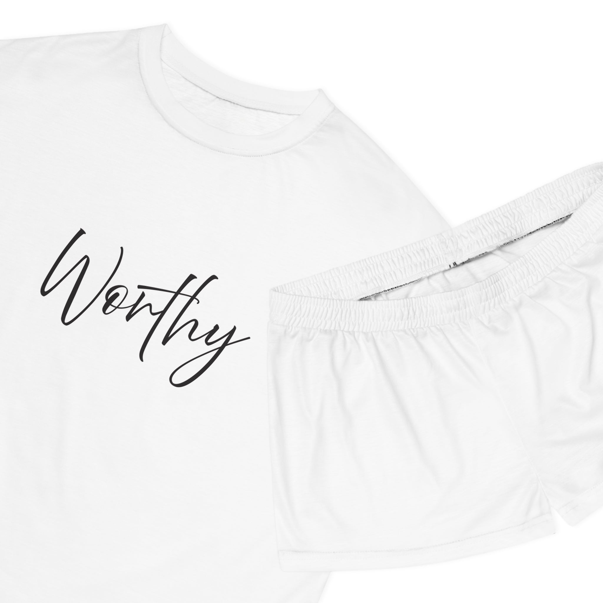 Short Pajama Set: Inspirational - Worthy