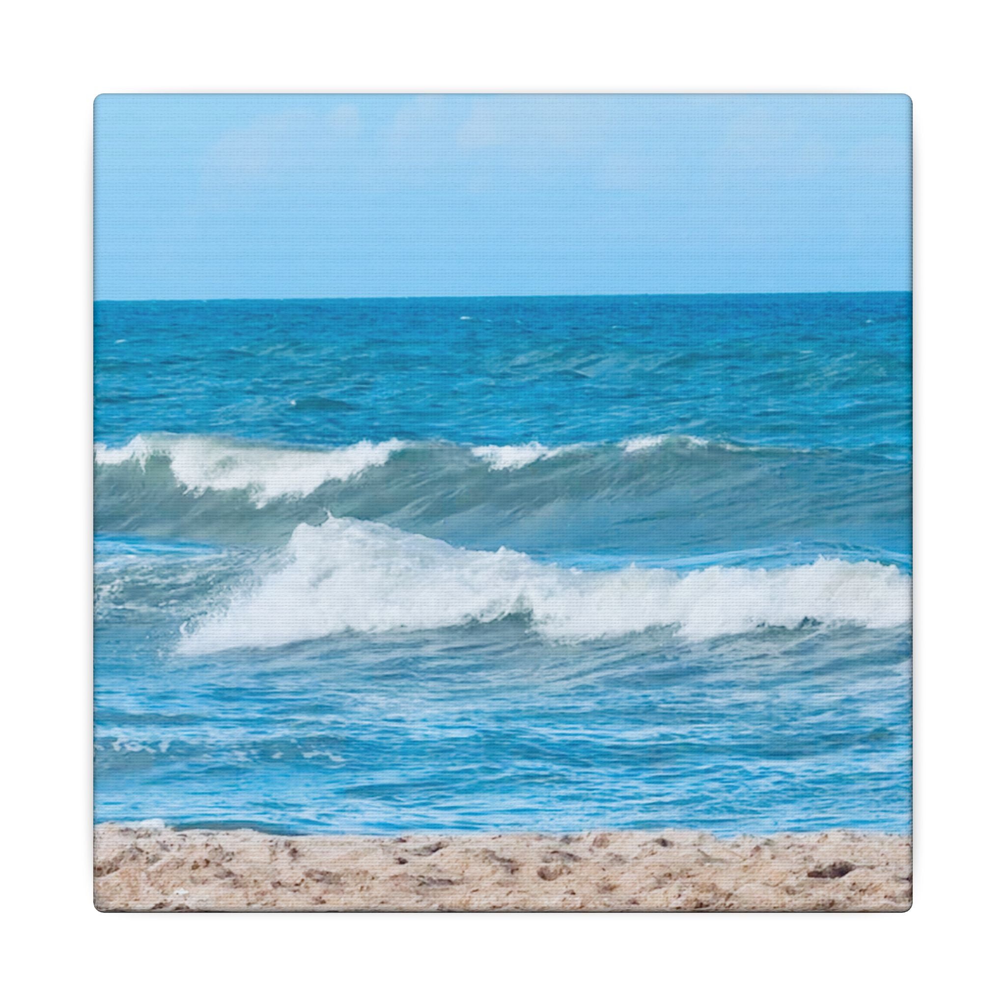 Canvas Print: Ormond Beach - Waves