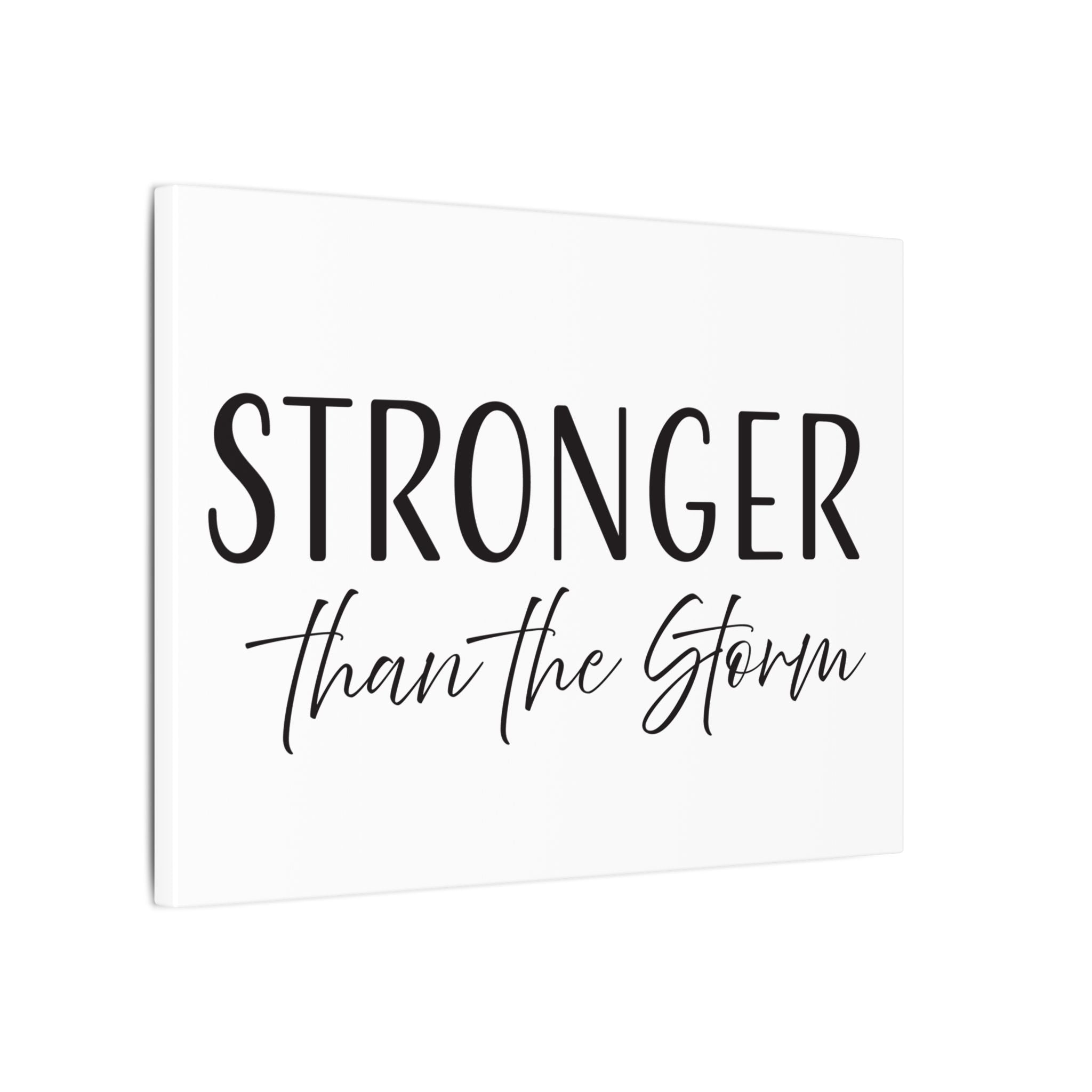 Canvas Wall Art:  Inspirational - Stronger Than the Storm
