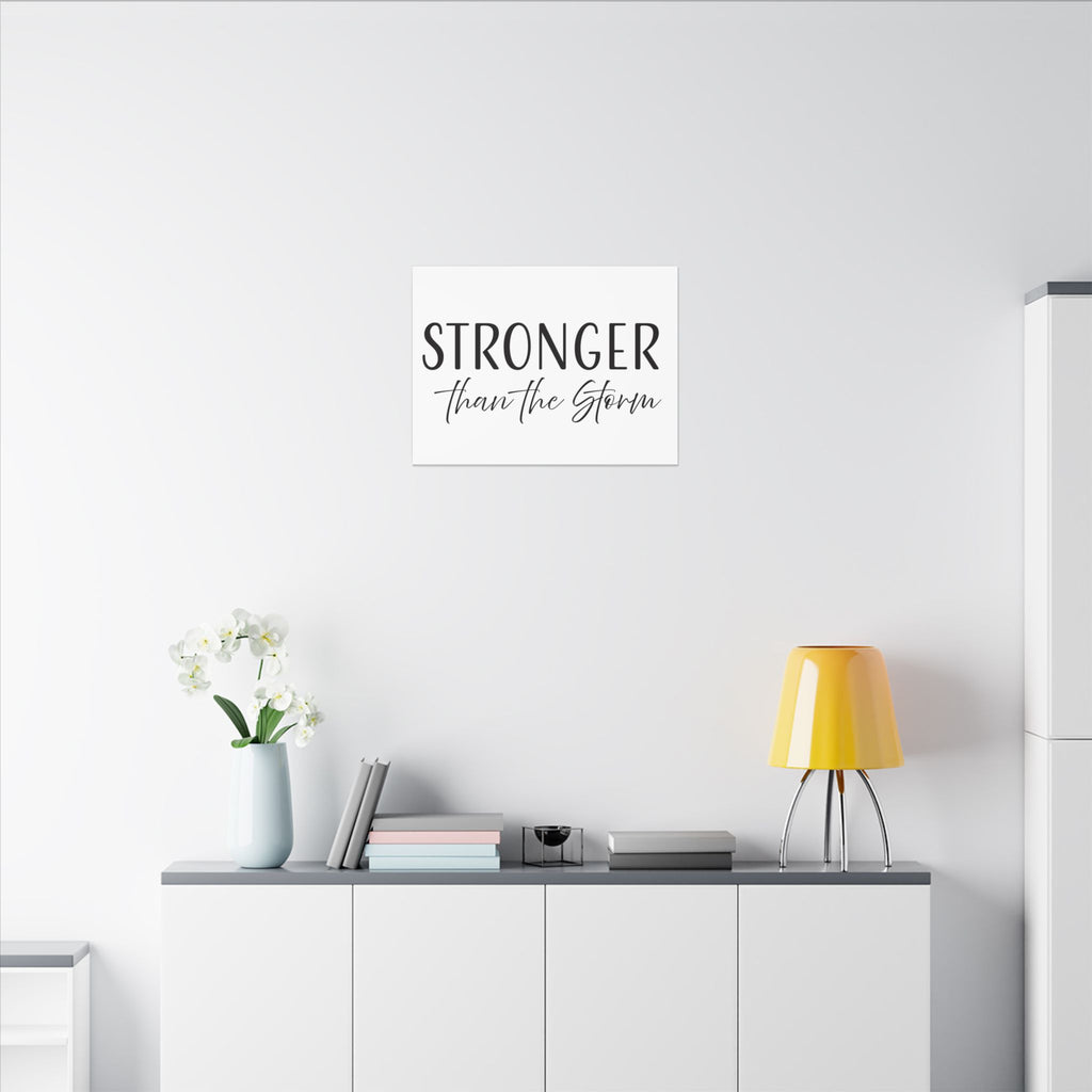 Canvas Wall Art:  Inspirational - Stronger Than the Storm
