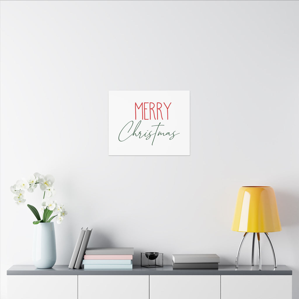 Canvas Wall Art: Holiday - Merry Christmas