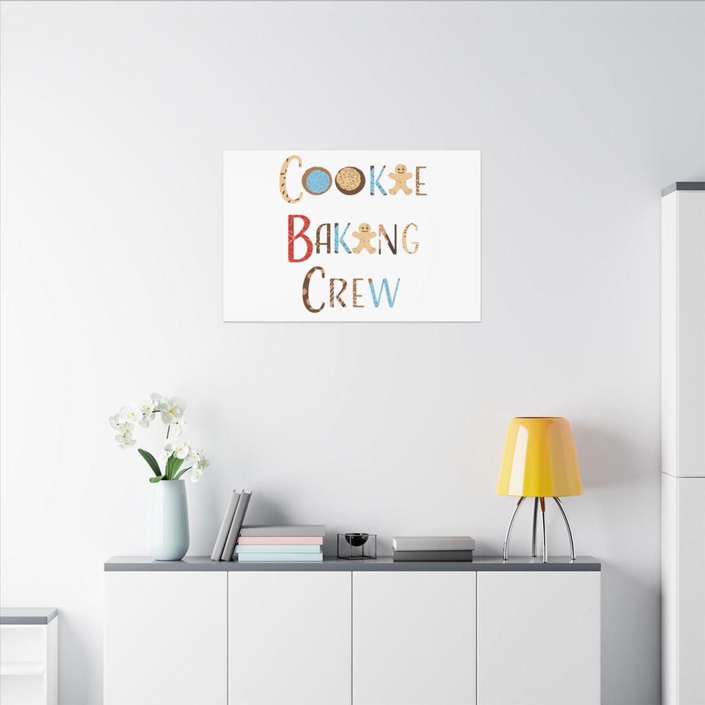 Canvas Wall Art: Cookie Baking Crew