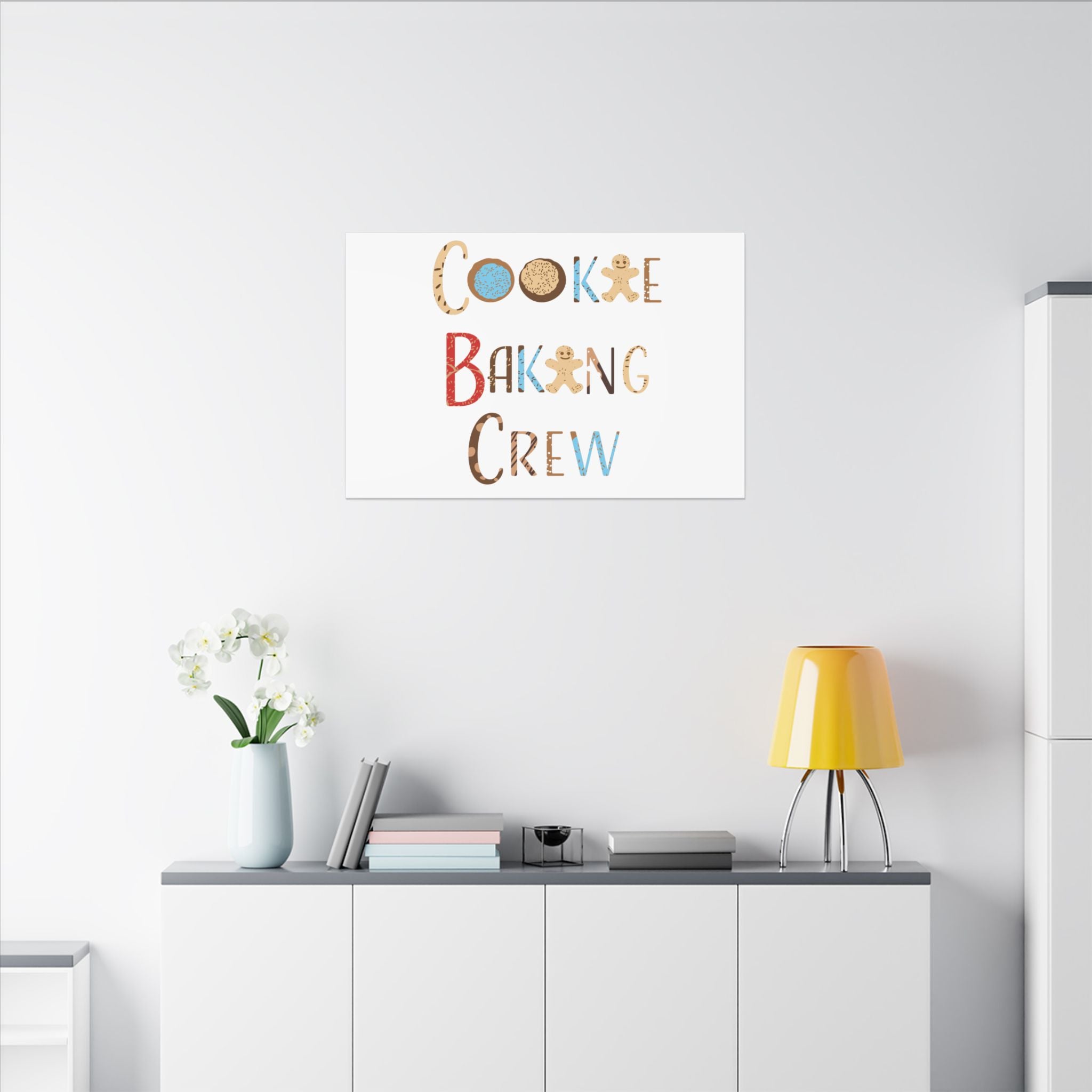 Canvas Wall Art: Cookie Baking Crew
