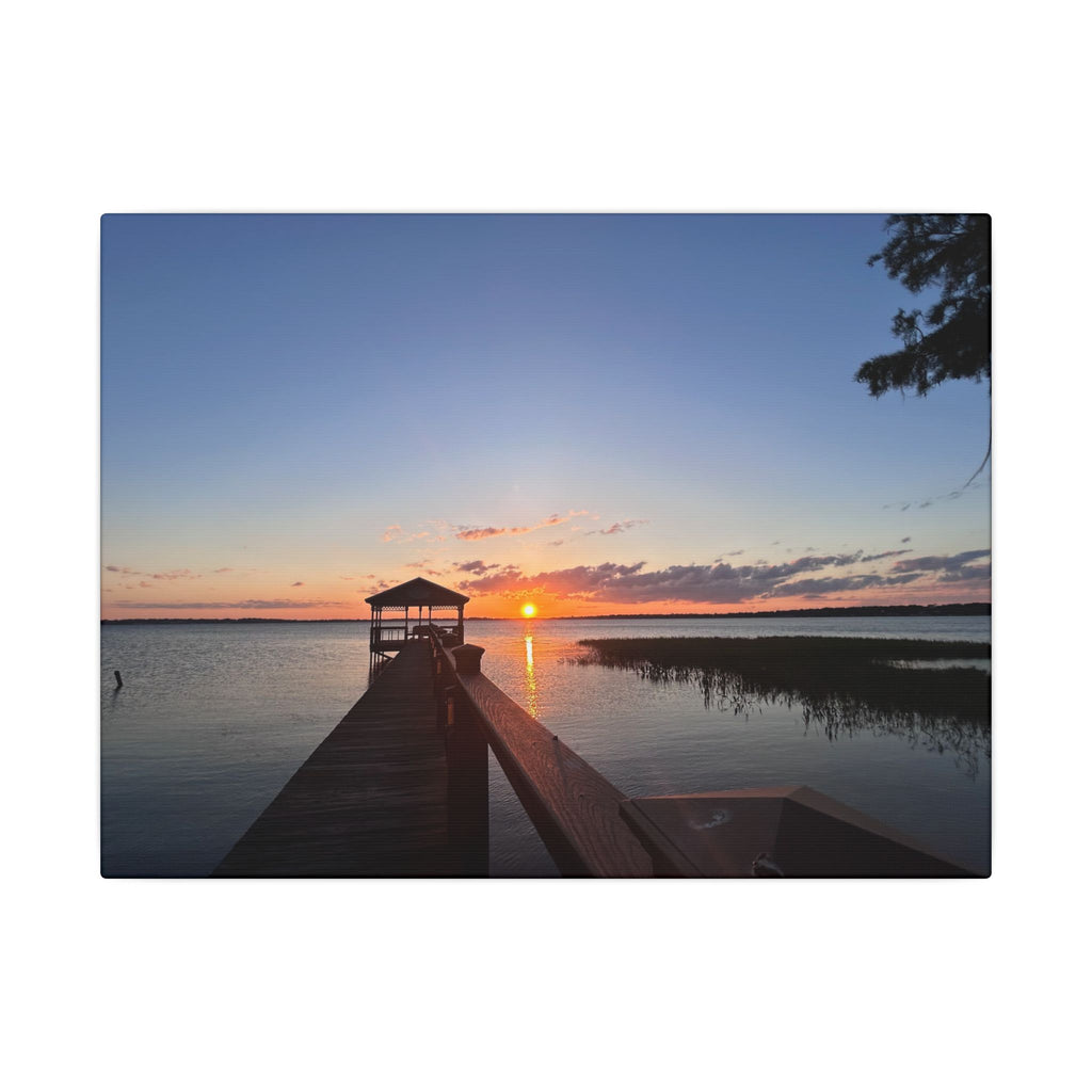 Canvas Print: Sunset on Lake Minnehaha