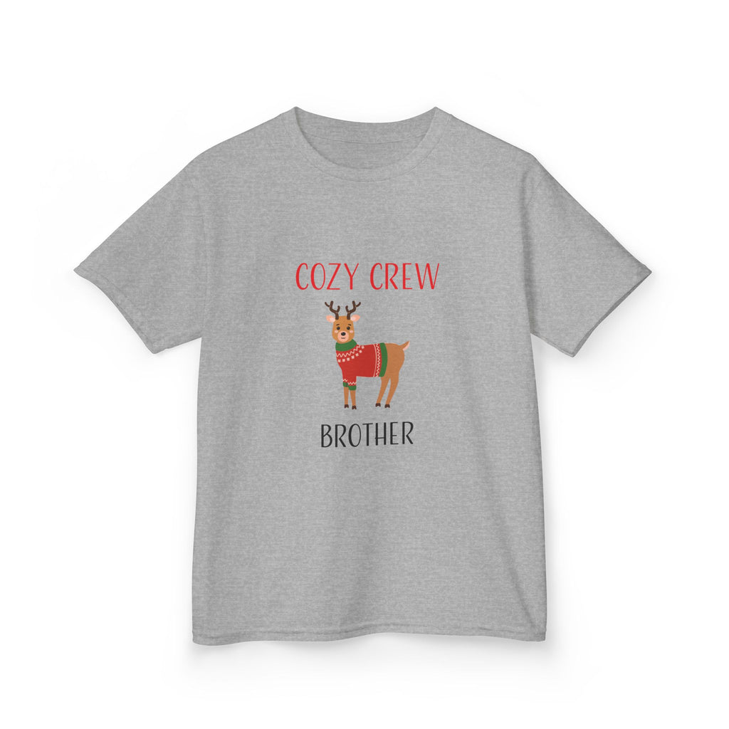 Teeshirt: Cozy Crew Reindeer Brother (Kids)