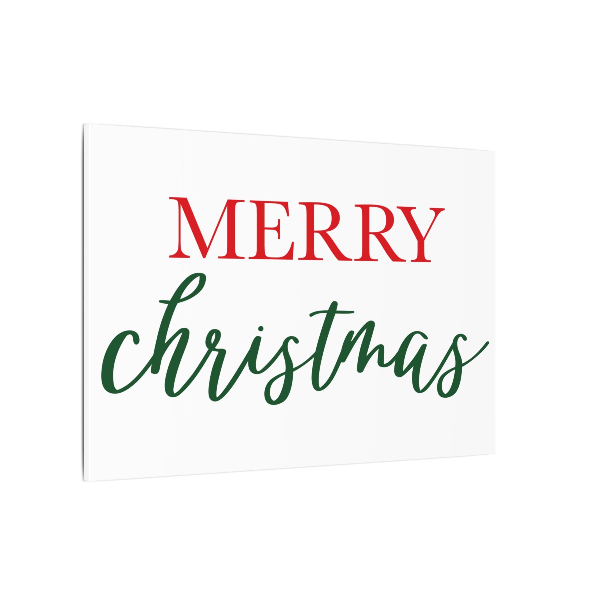Canvas Wall Art: Holiday - Merry Christmas