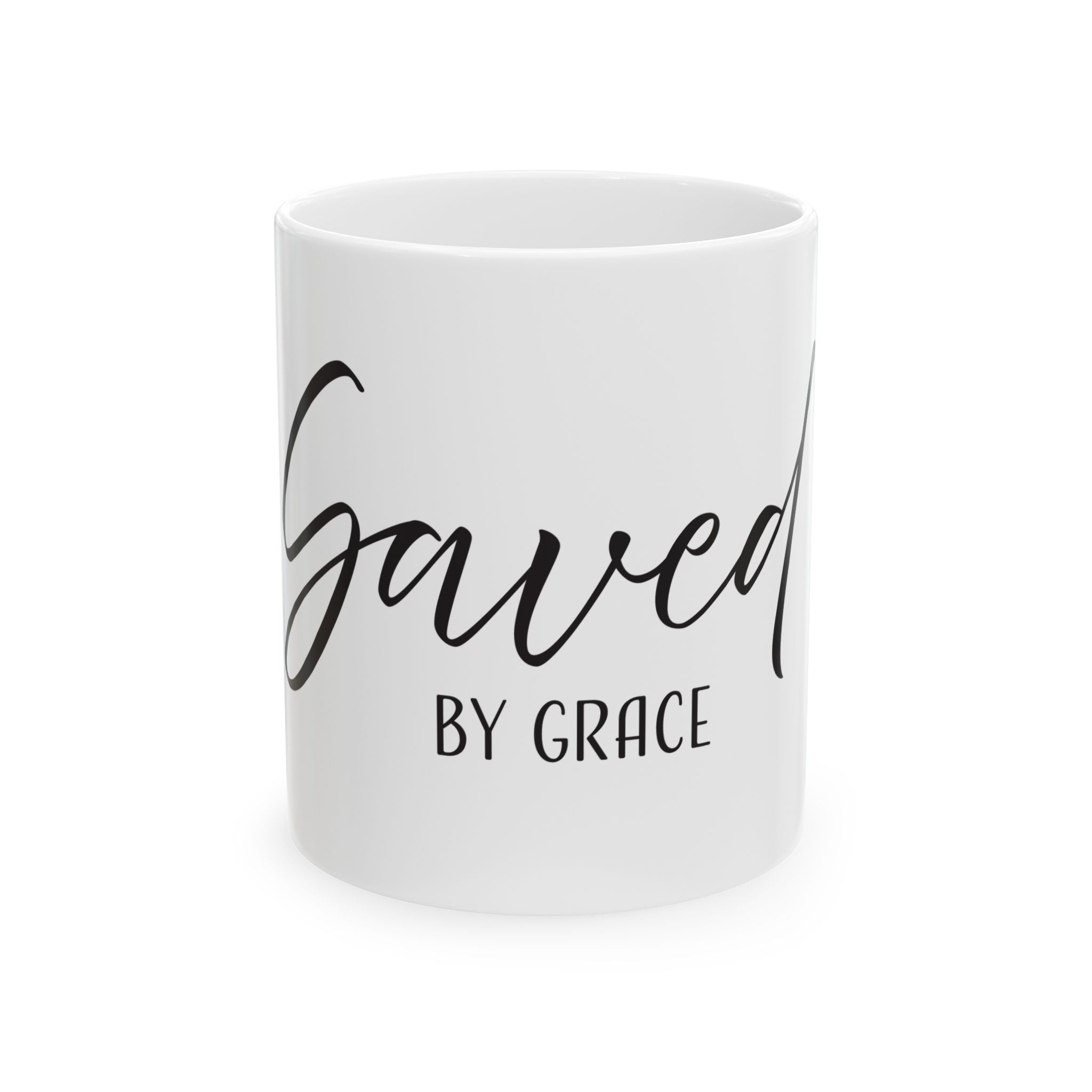 Ceramic Mug: Inspirational - Saved by Grace