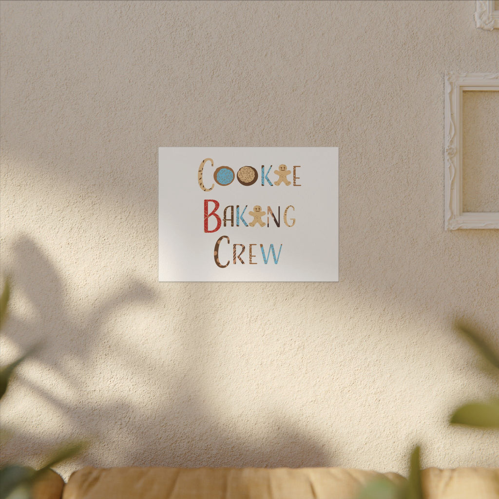 Canvas Wall Art: Cookie Baking Crew