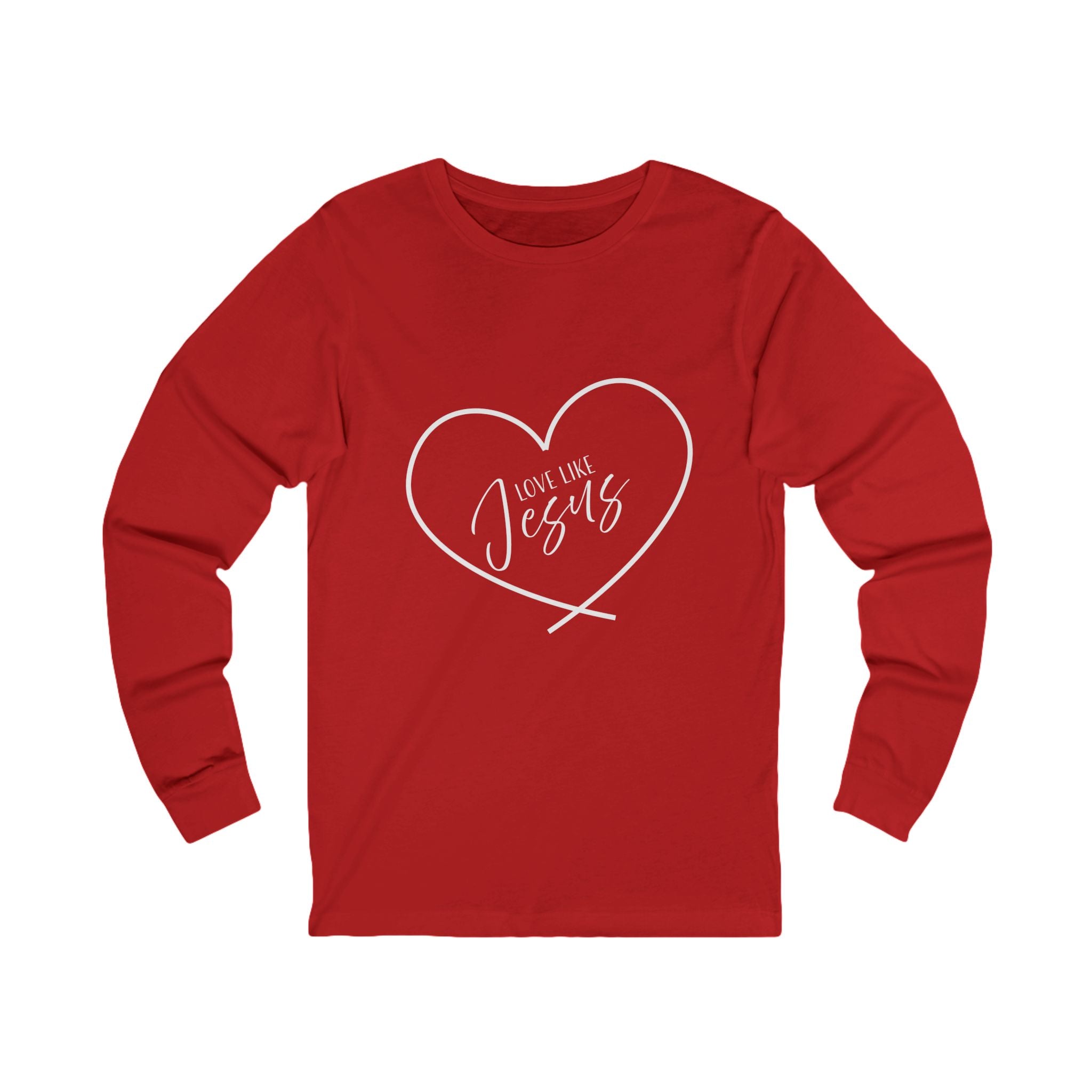 Long Sleeve Teeshirt: Inspirational - Love Like Jesus