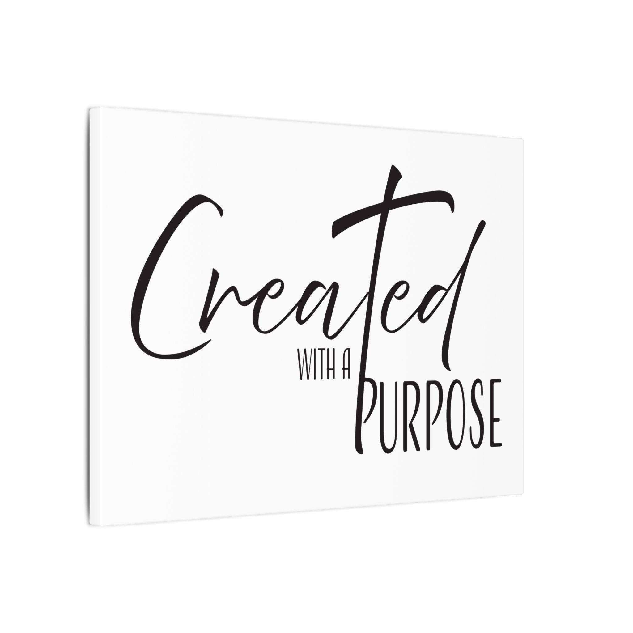 Canvas Wall Art: Inspirational - Created With A Purpose