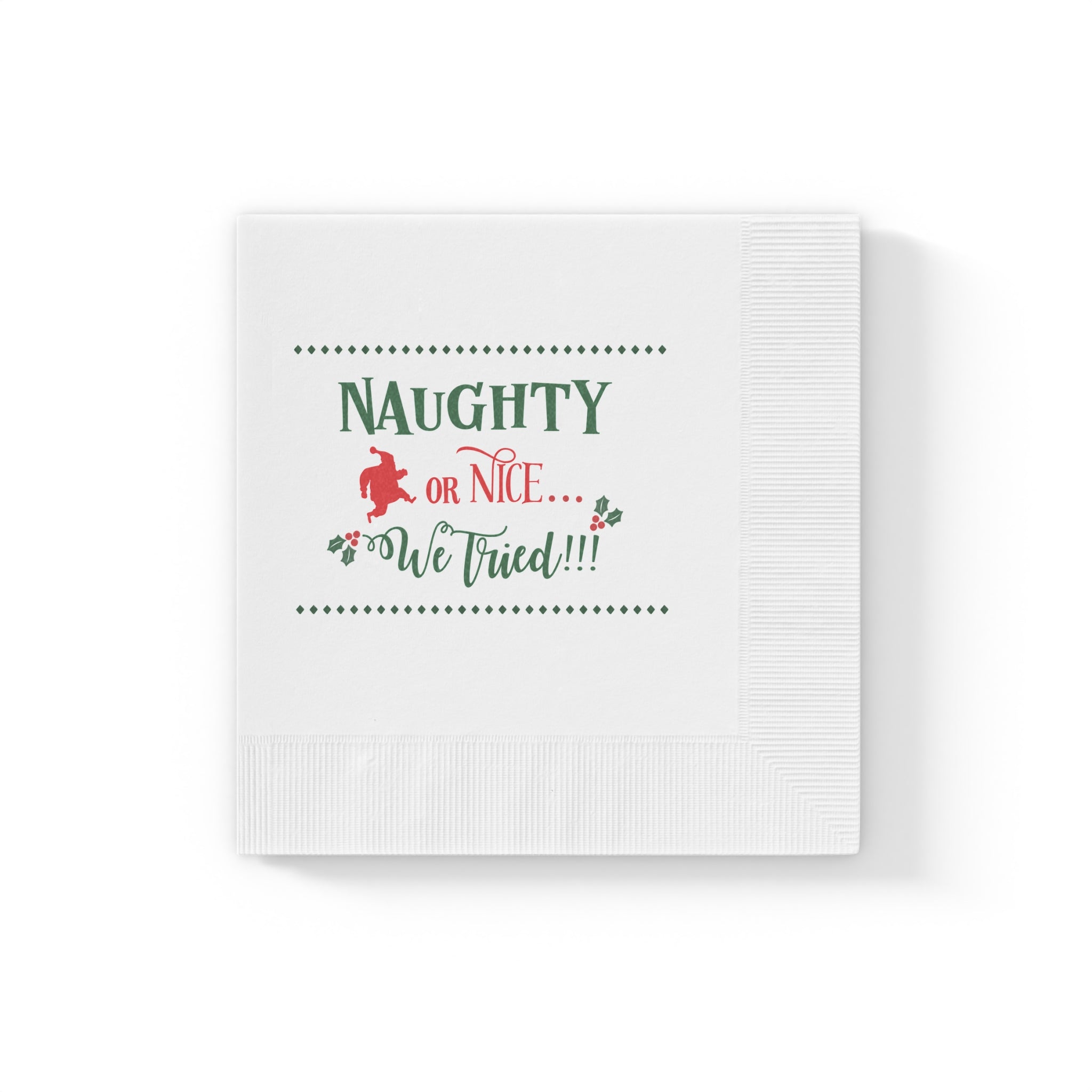 Napkins: Festive - Naughty or Nice
