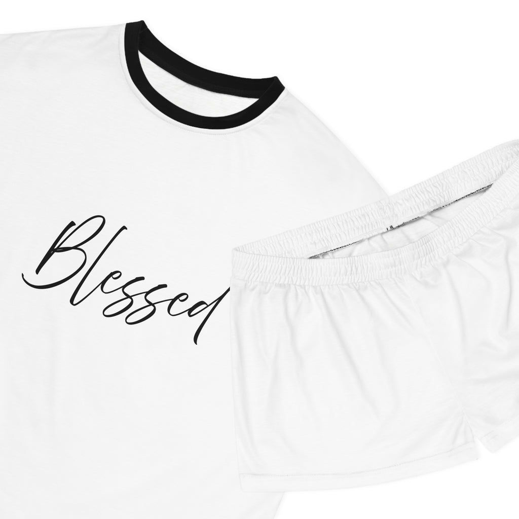 Short Pajama Set: Inspirational - Blessed
