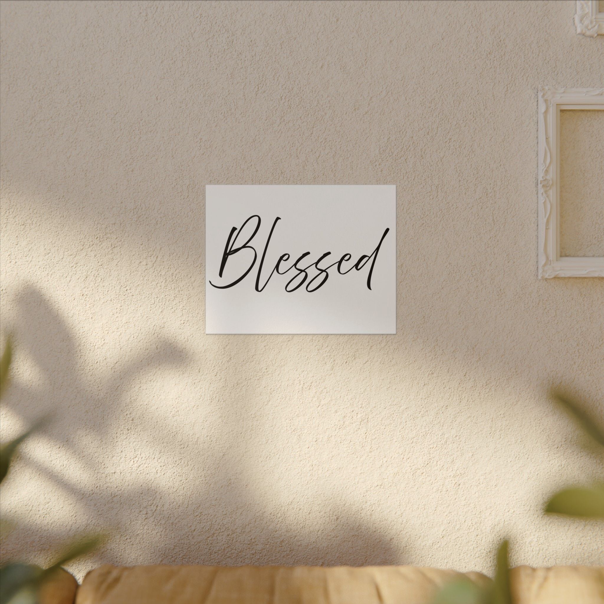 Canvas Wall Art:  Inspirational - Blessed