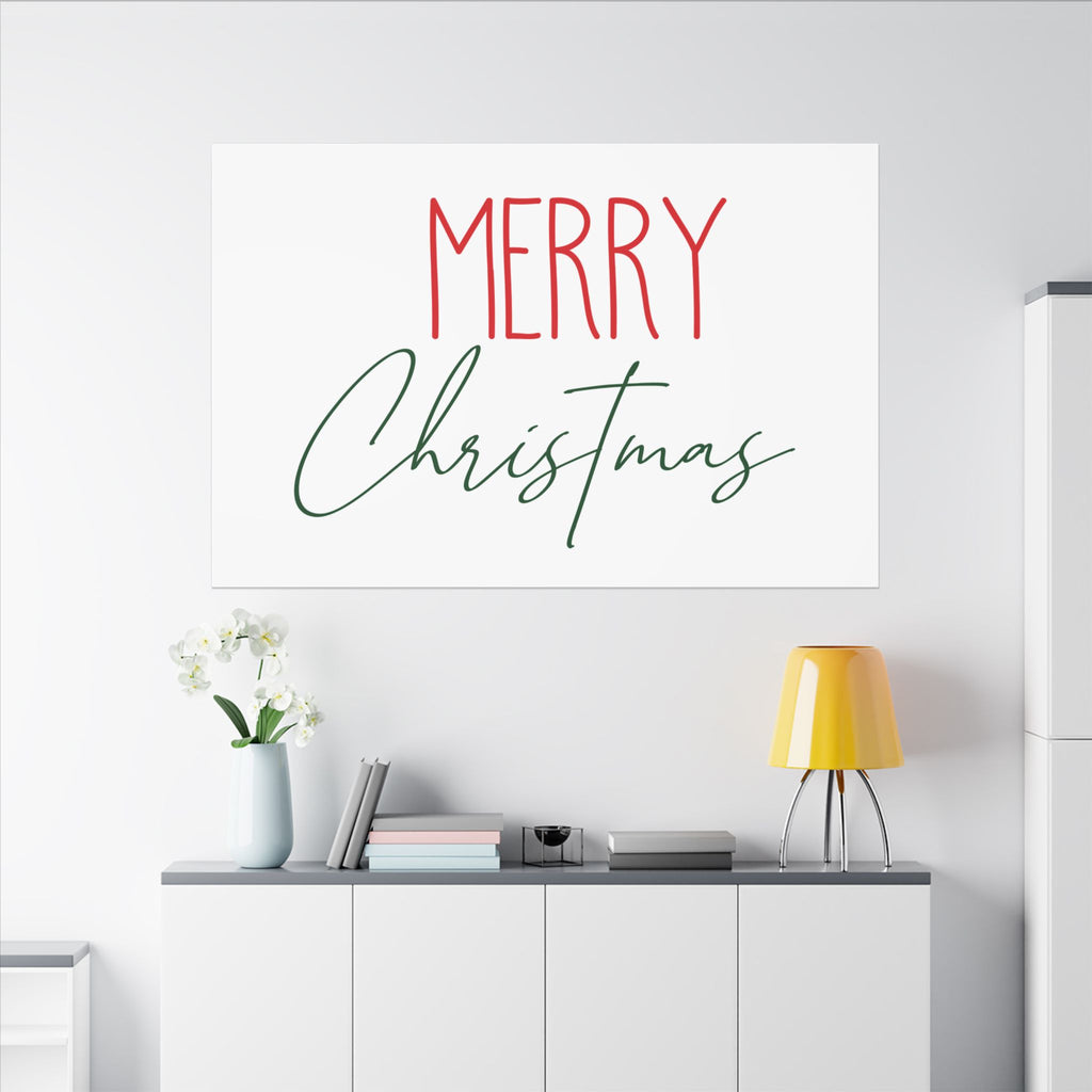 Canvas Wall Art: Holiday - Merry Christmas