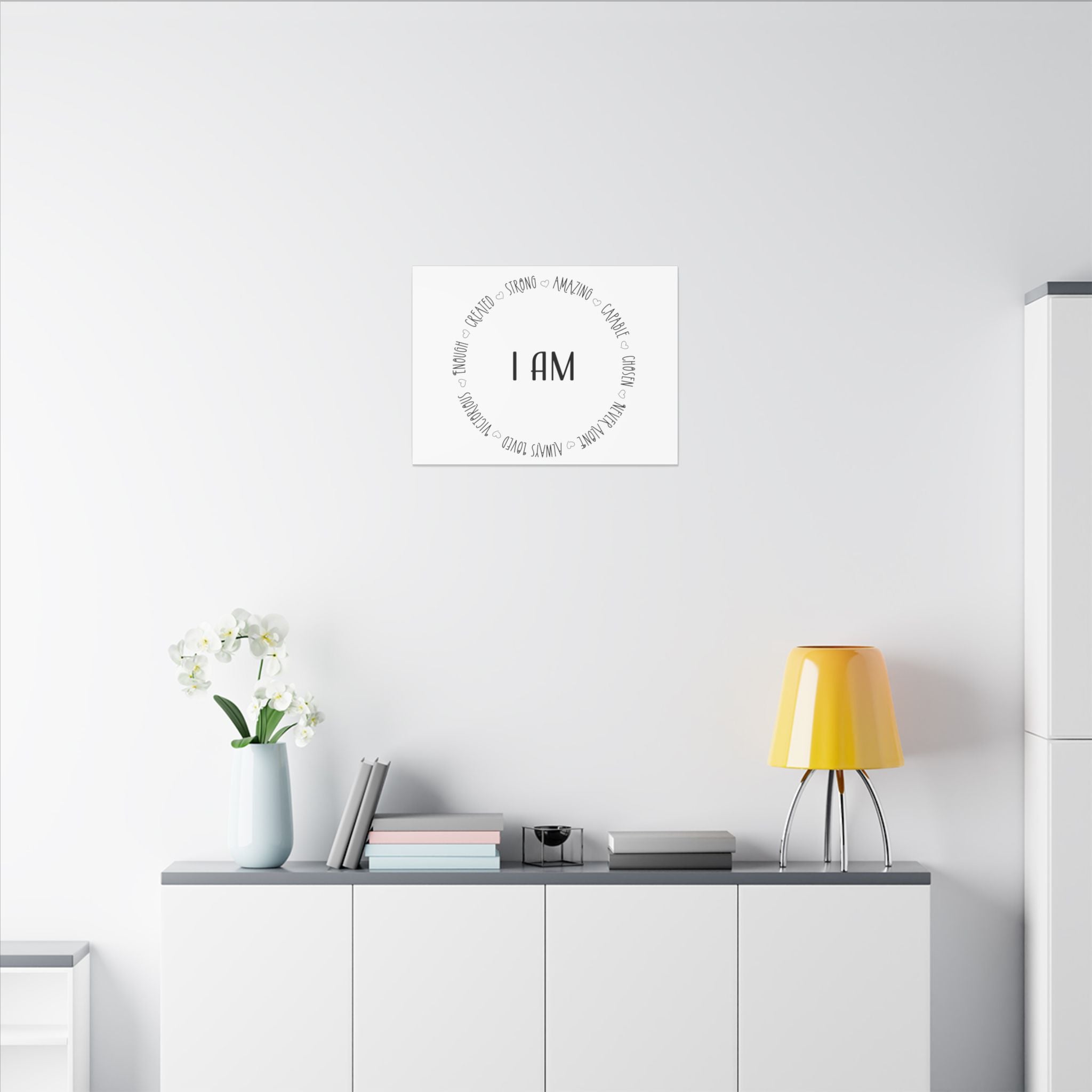 Canvas Wall Art:  Inspirational - I AM Affirmation
