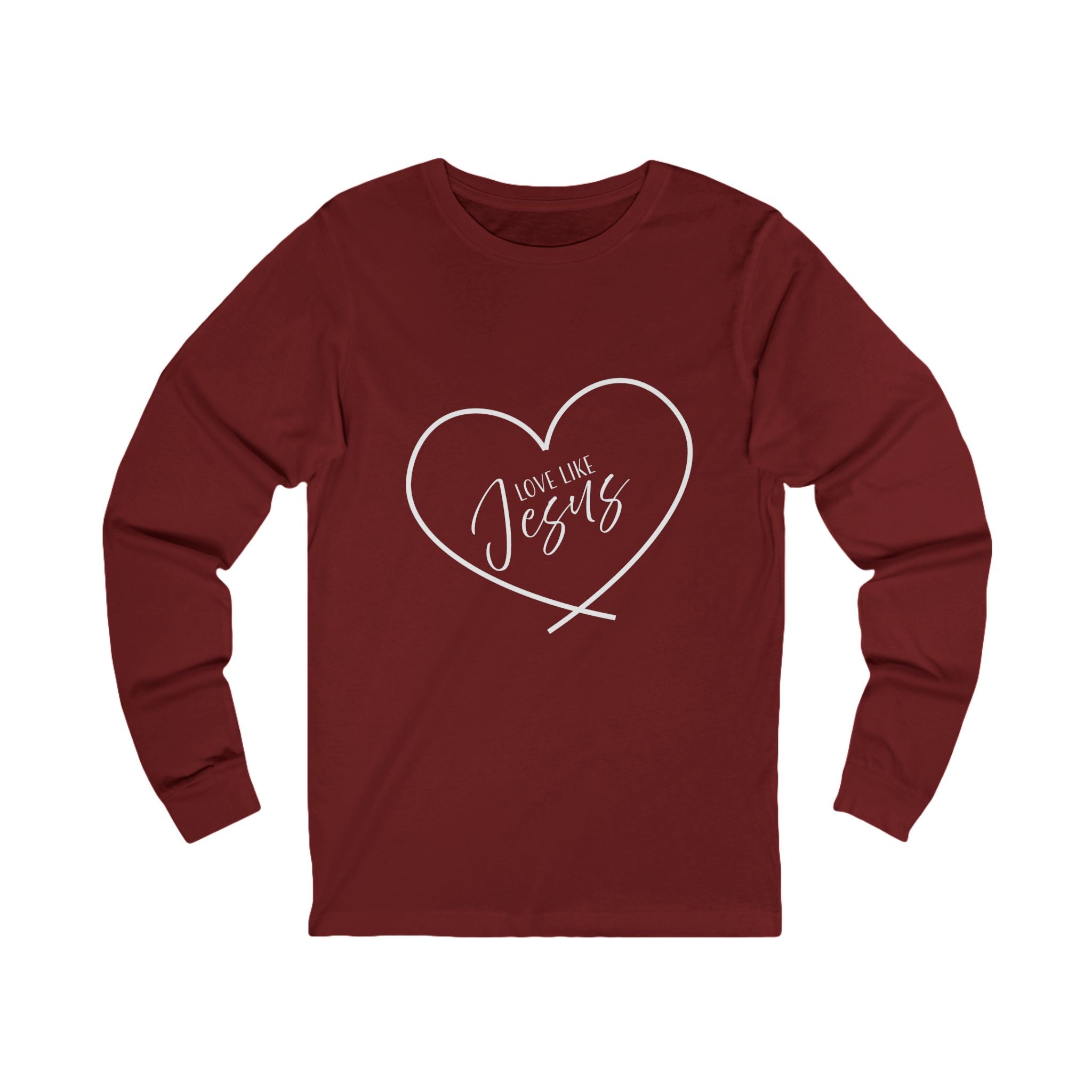 Long Sleeve Teeshirt: Inspirational - Love Like Jesus