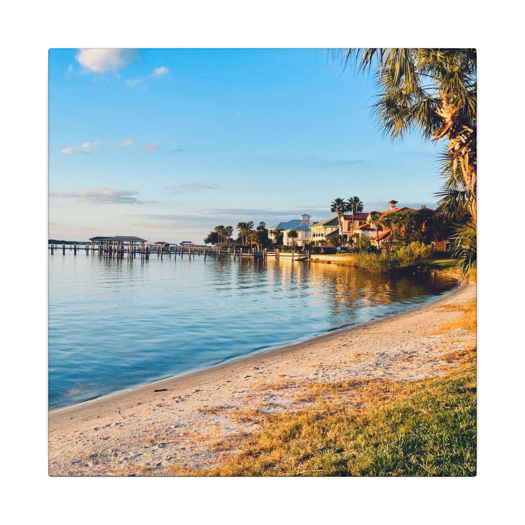 Canvas Print: Halifax River View from Fortunato Park