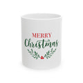 Cermamic Mug: Merry Christmas Script