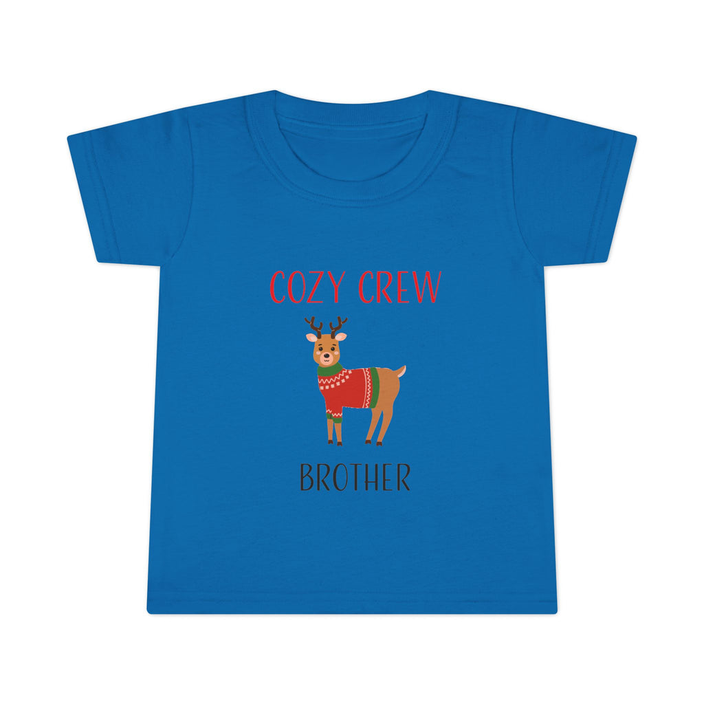 Teeshirt: Cozy Crew Reindeer Brother (Toddler)