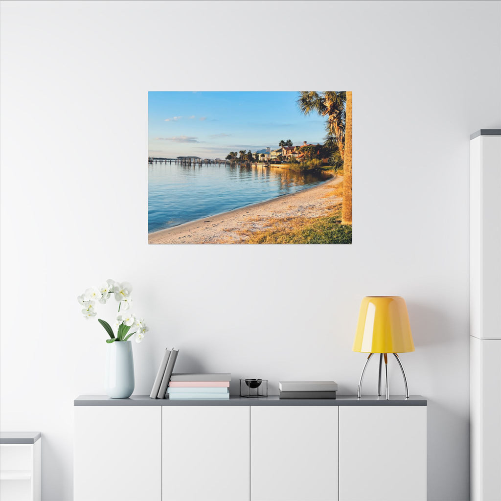 Canvas Print: Halifax River View from Fortunato Park