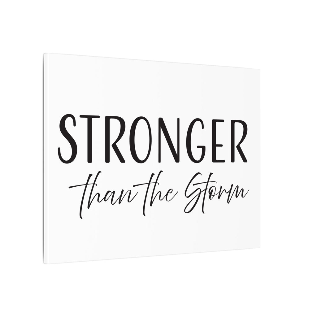 Canvas Wall Art:  Inspirational - Stronger Than the Storm