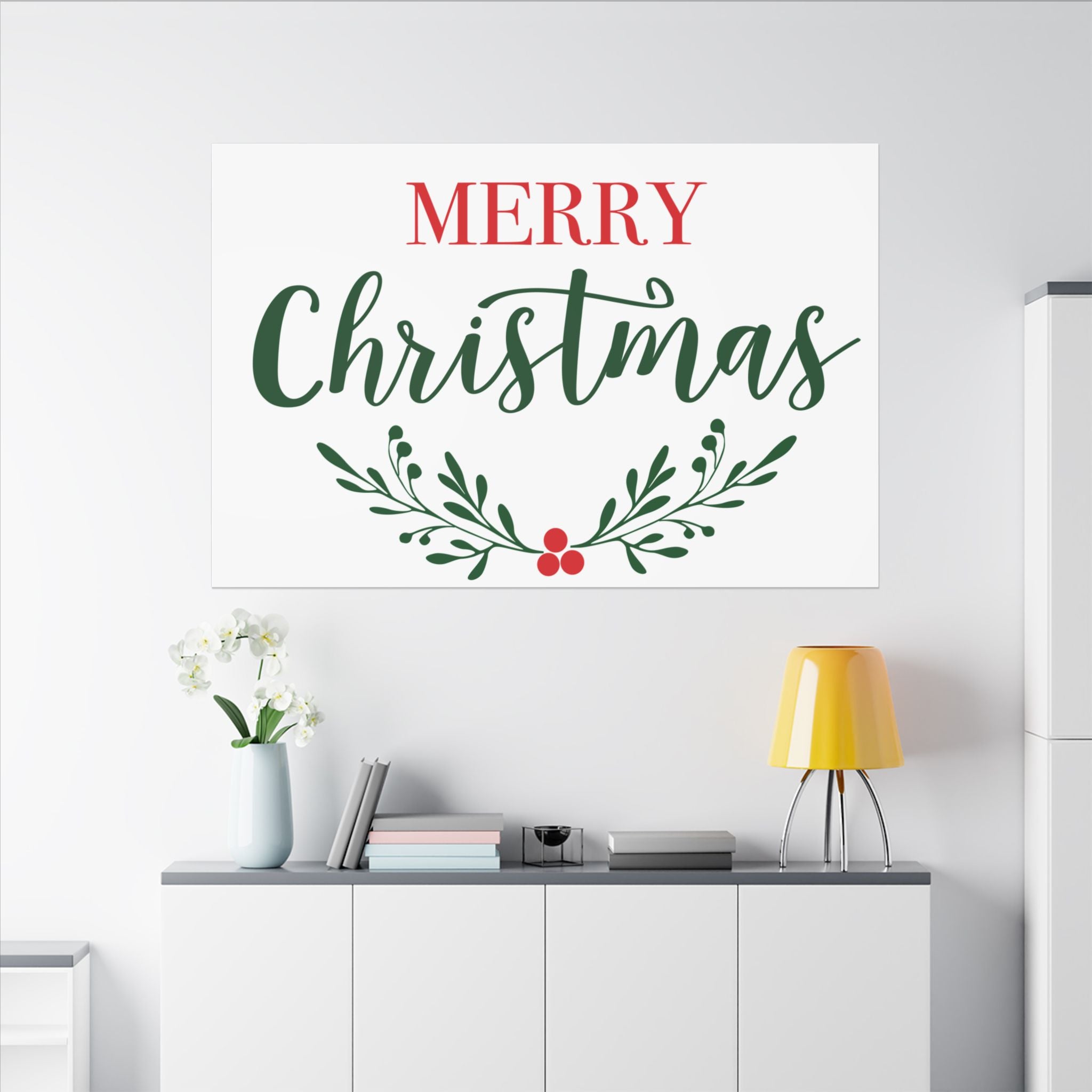 Canvas Wall Art: Holiday - Merry Christmas