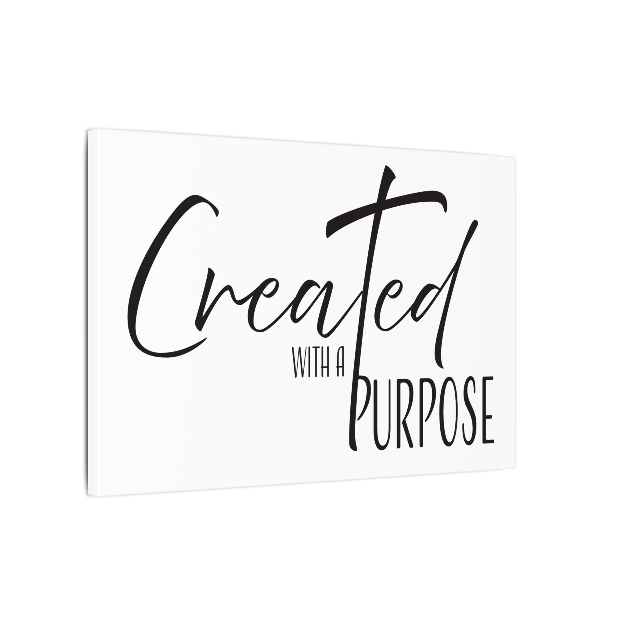 Canvas Wall Art: Inspirational - Created With A Purpose