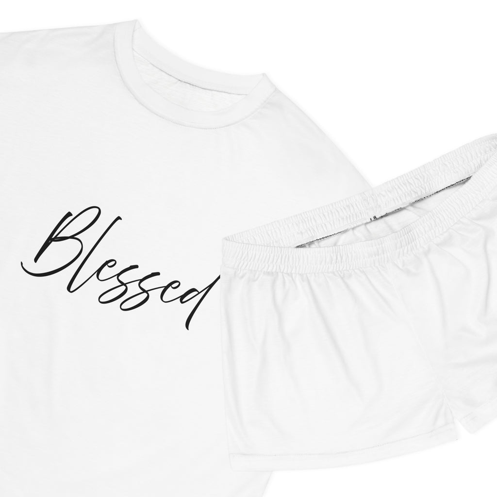 Short Pajama Set: Inspirational - Blessed