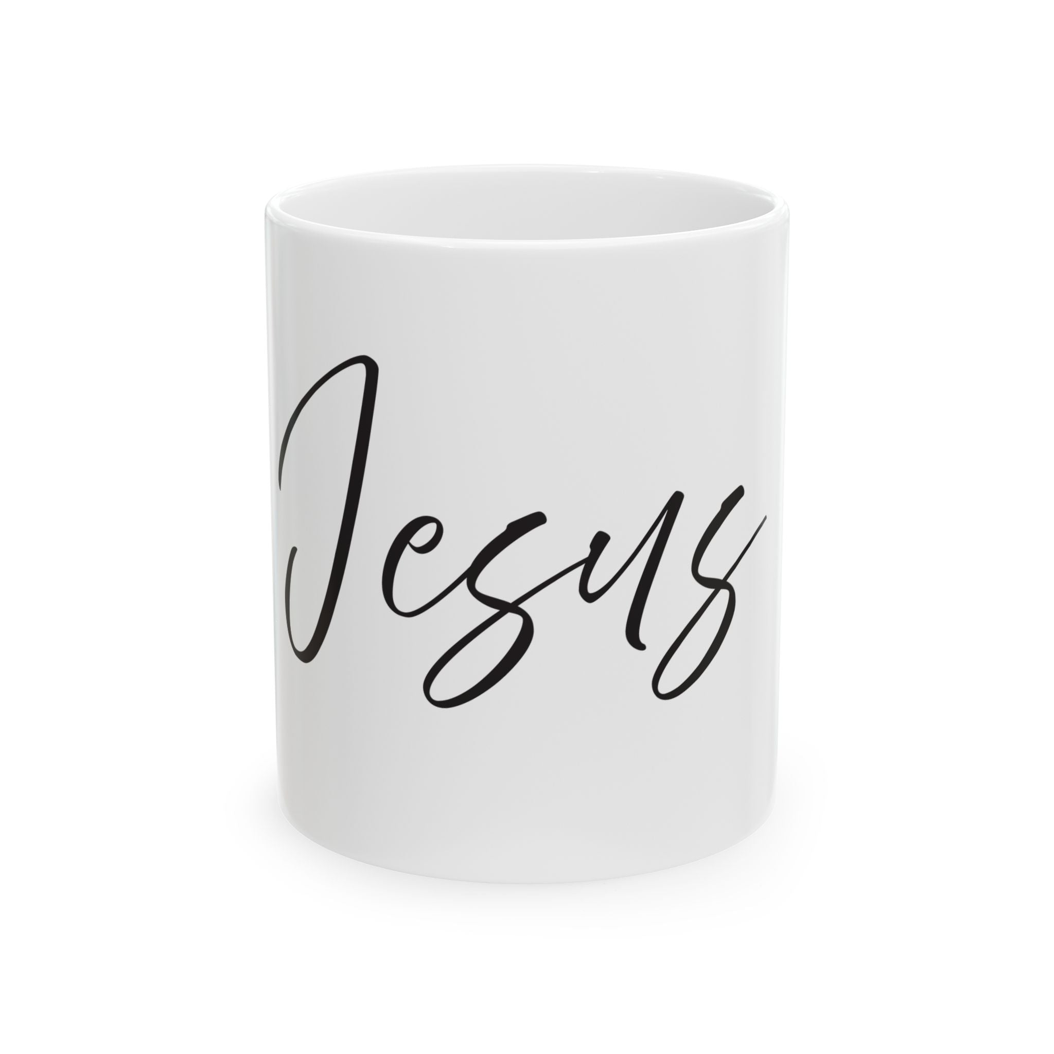 Ceramic Mug: Inspirational - Jesus (11oz & 15oz) - White