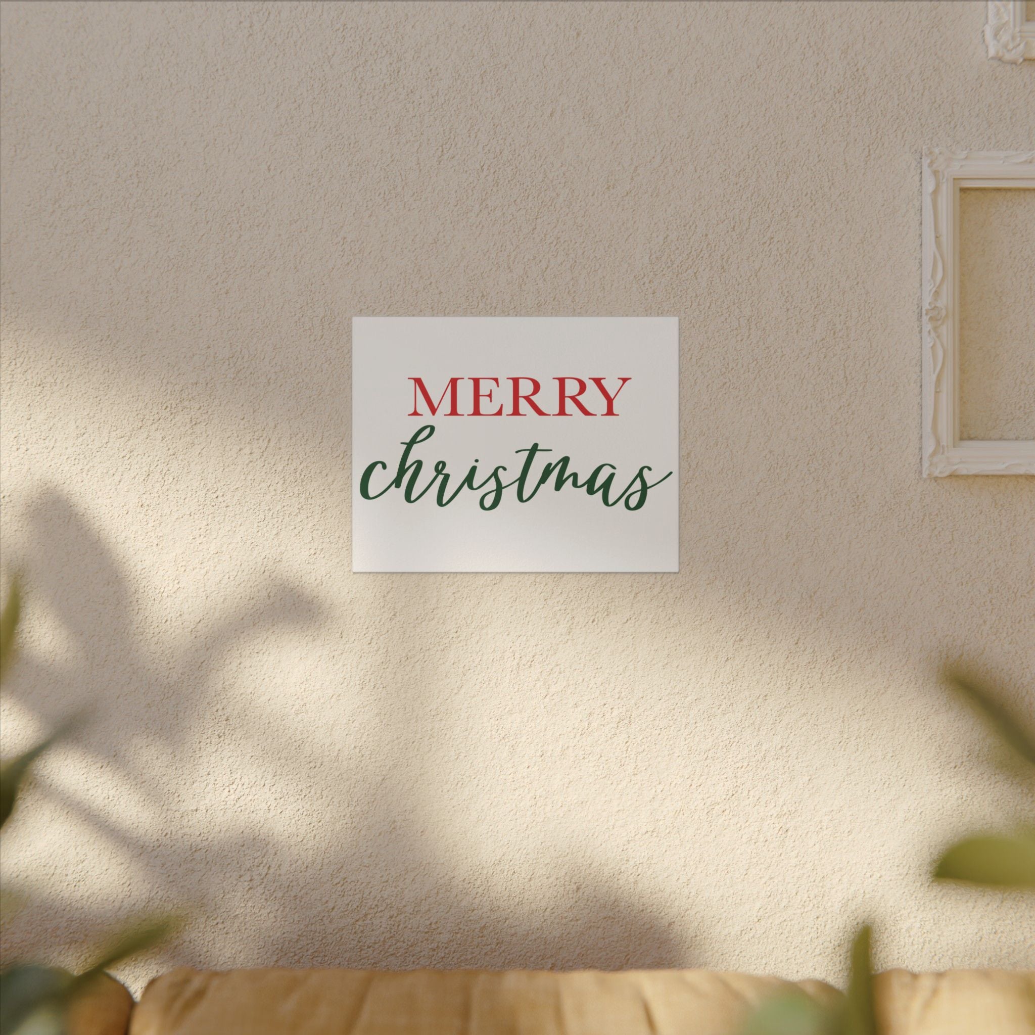 Canvas Wall Art: Holiday - Merry Christmas