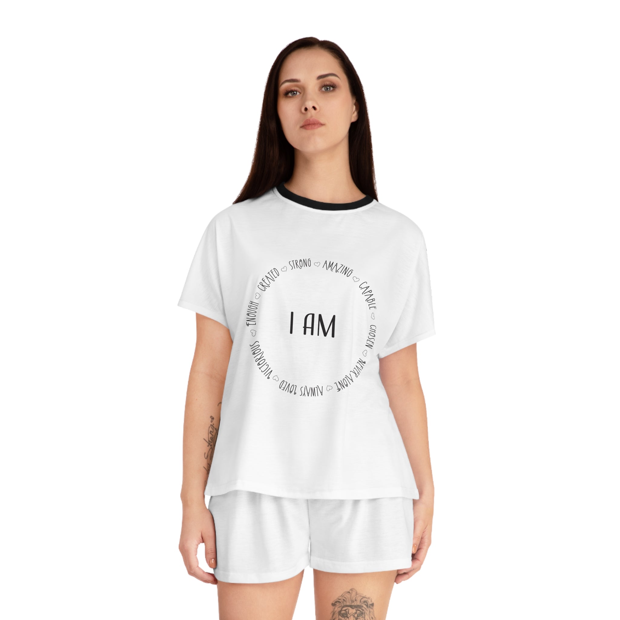 Short Pajama Set: I am